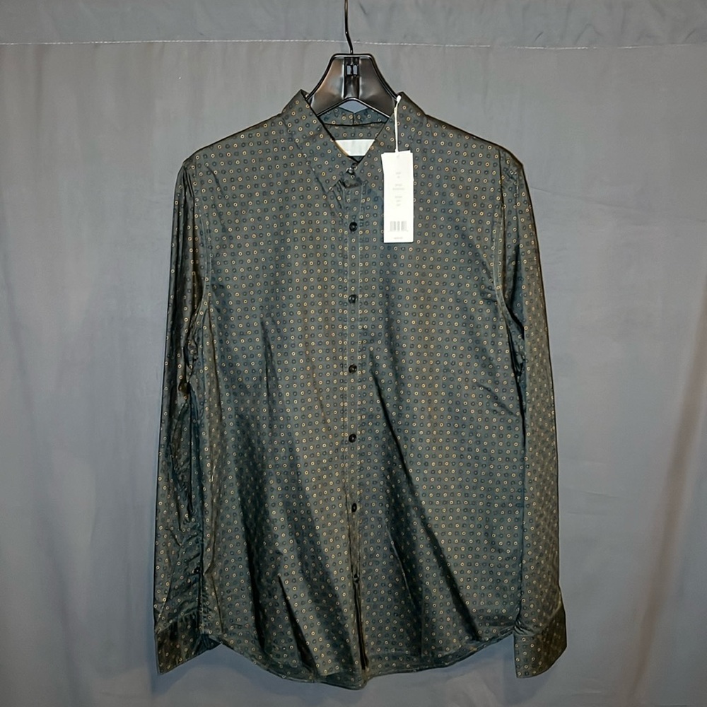 VINCE Men’s Long Sleeve Button Up Dress Shirt